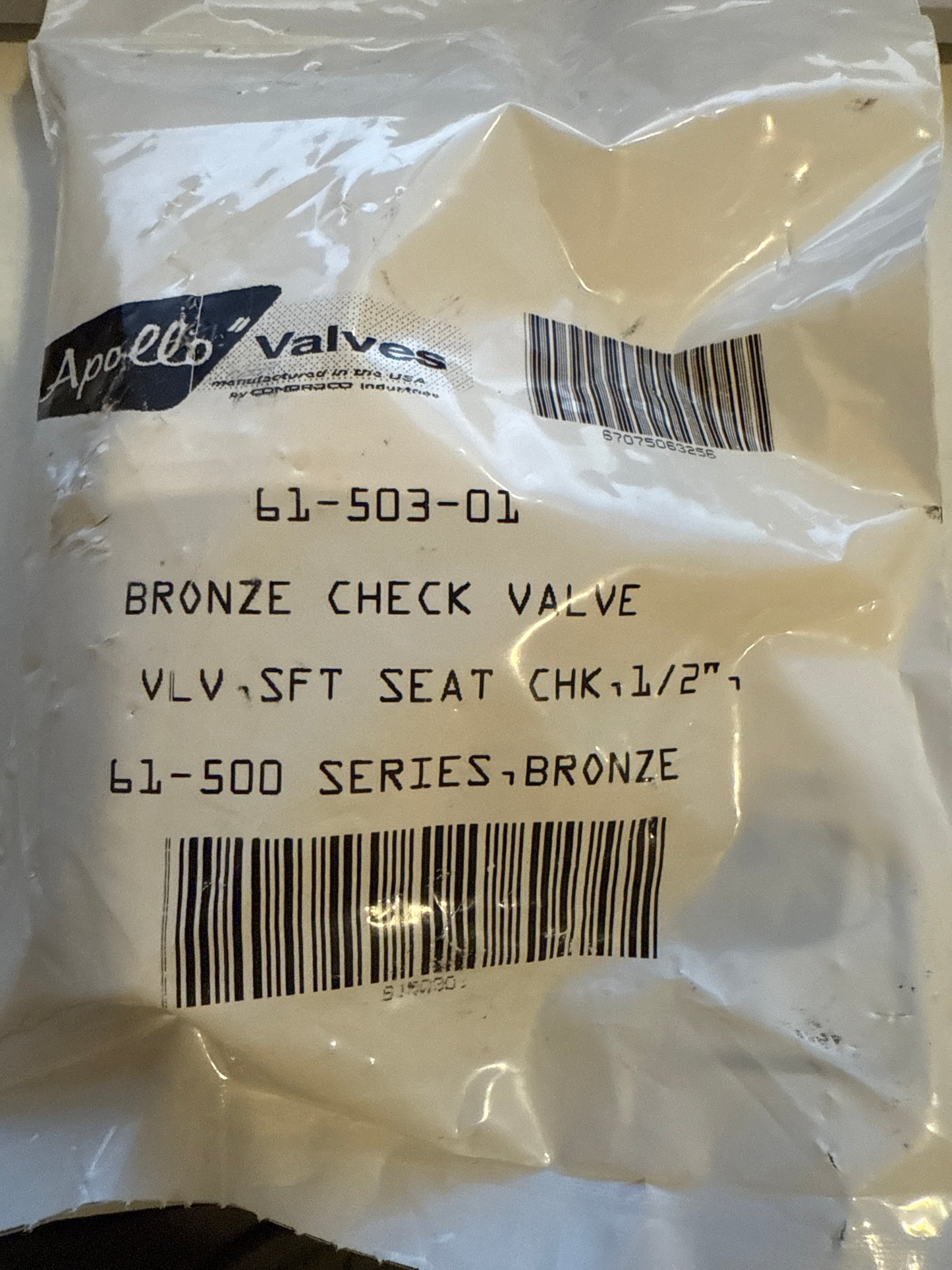 Apollo bronze check valve 61-503-01  series 61-500