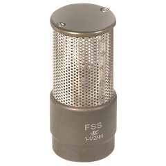 1 1/2" NH Female Barrel Strainer with Poppet