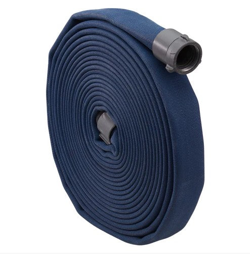 2 1/2" x 50' Double Jacket Fire Hose (Alum NH Couplings) Blue