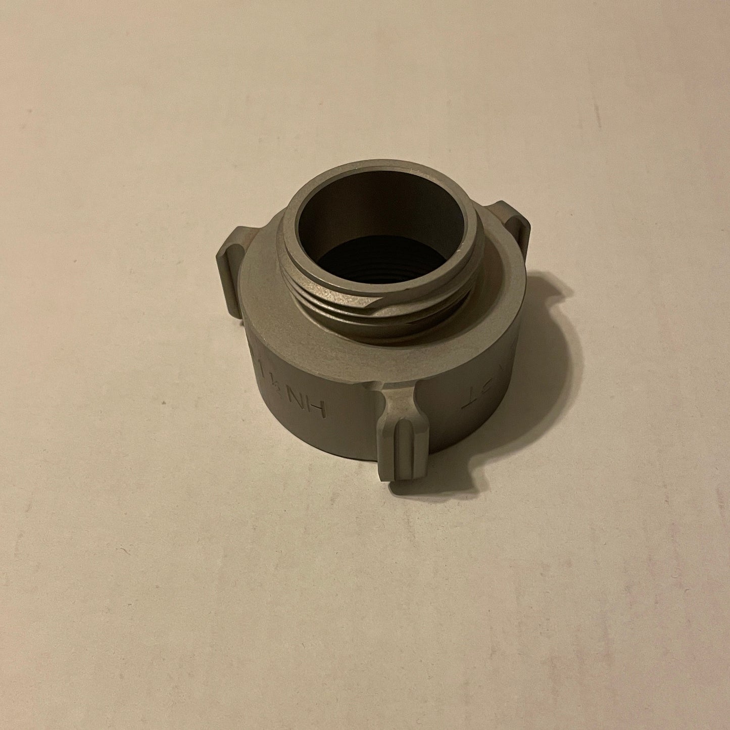 Aluminum 2" Female NPT to 1 1/2" Male NH Adapter