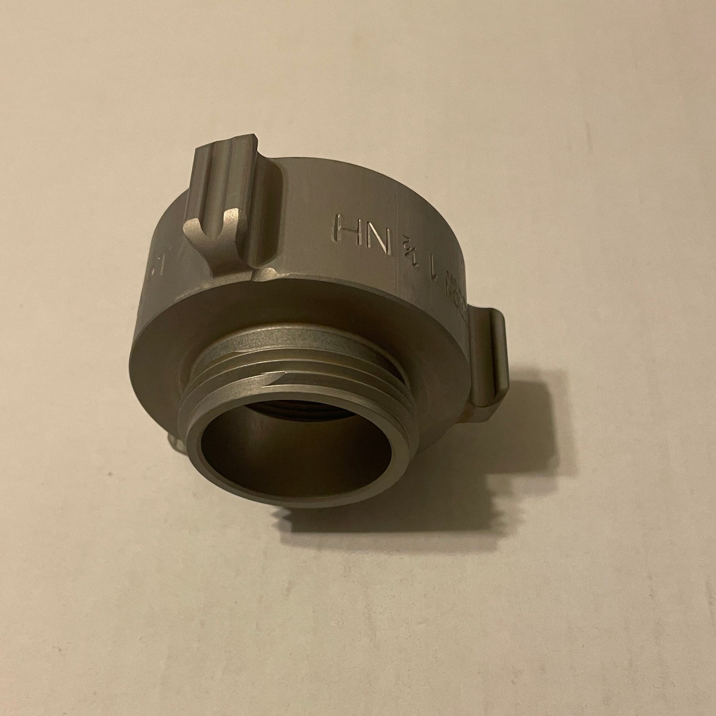 Aluminum 2" Female NPT to 1 1/2" Male NH Adapter