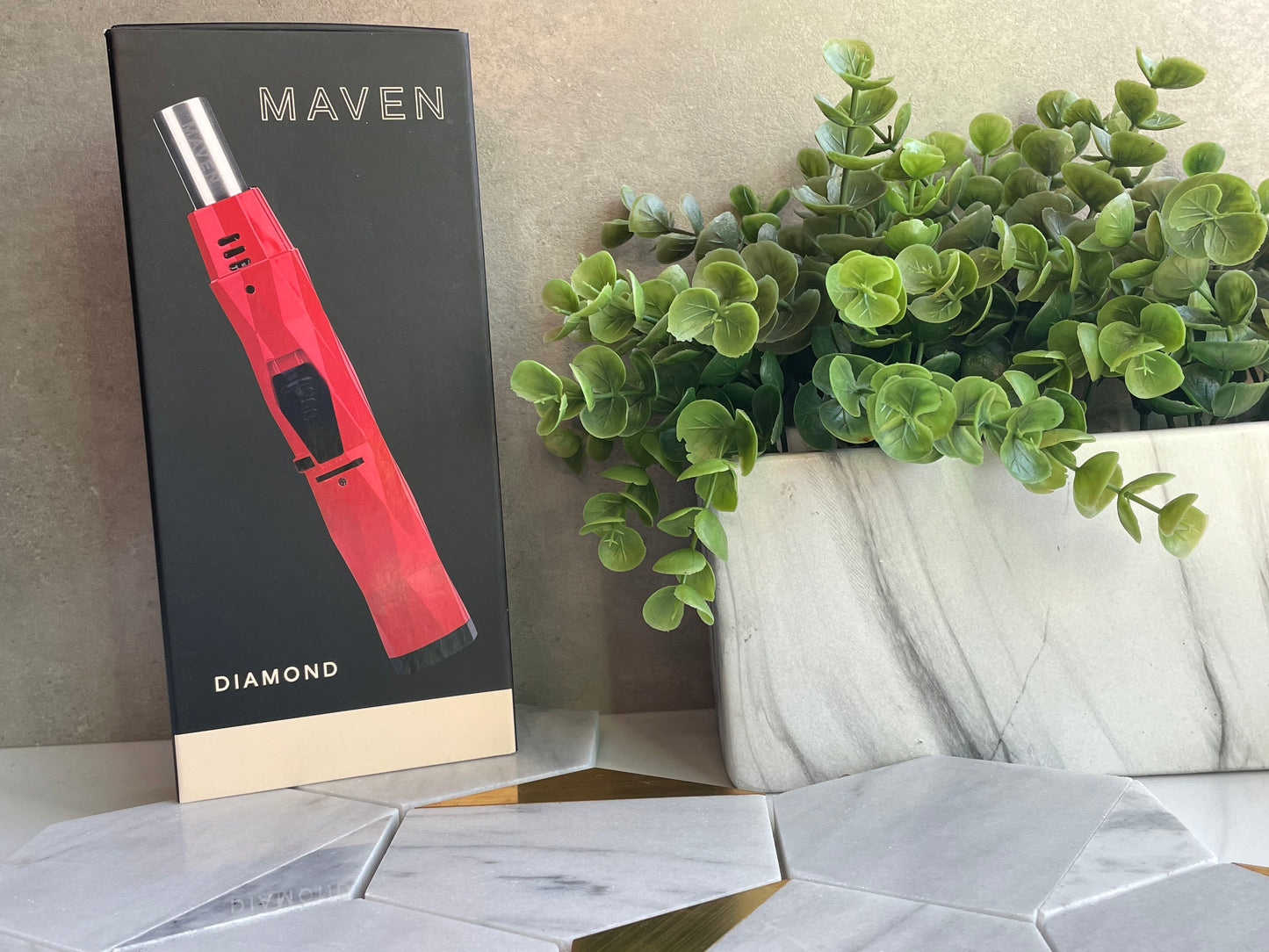 MAVEN - Diamond, Red, Straight Butane Torch